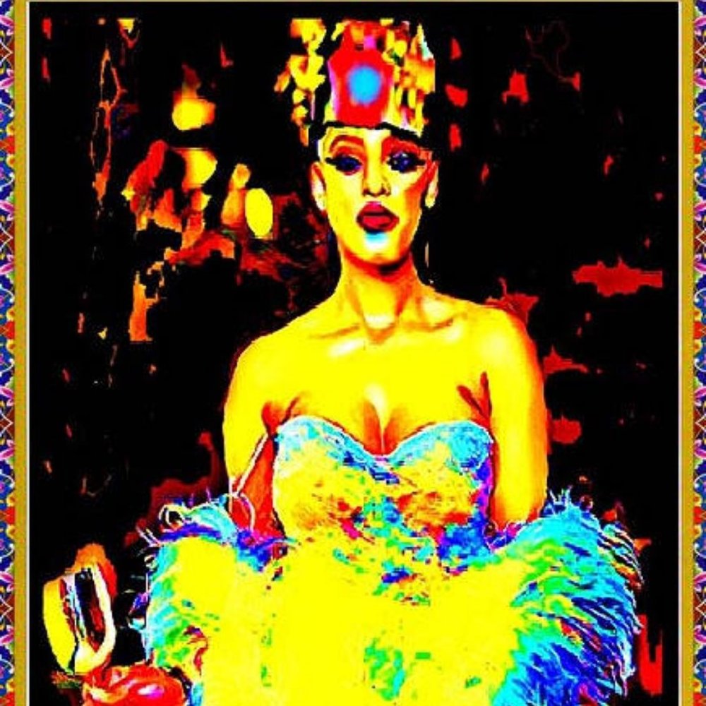 "Portrait Of A Woman With A Glass"